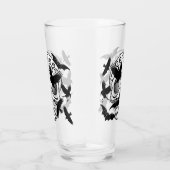 Skull Halloween Dekorative Calaveras Glas (Rechts)