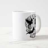 Skull Halloween Dekorative Calaveras Jumbo-Tasse (Vorderseite Rechts)