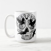 Skull Halloween Dekorative Calaveras Kaffeetasse (Links)