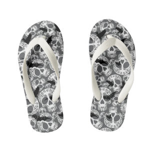 Skull Halloween Dekorative Calaveras Kinderbadesandalen