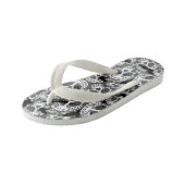 Skull Halloween Dekorative Calaveras Kinderbadesandalen (Schrägansicht)