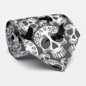 Skull Halloween Dekorative Calaveras Krawatte (Gerollt)