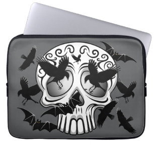 Skull Halloween Dekorative Calaveras Laptopschutzhülle