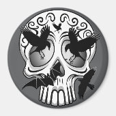 Skull Halloween Dekorative Calaveras Magnet (Vorne)
