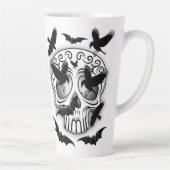 Skull Halloween Dekorative Calaveras Milchtasse (Rechts)