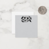 Skull Halloween Dekorative Calaveras Mitteilungskarte (Vorderseite/Rückseite Beispiel)