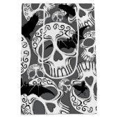 Skull Halloween Dekorative Calaveras Mittlere Geschenktüte (Rückseite)