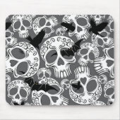 Skull Halloween Dekorative Calaveras Mousepad (Vorne)