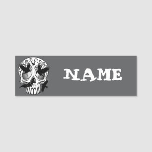 Skull Halloween Dekorative Calaveras Namensschild
