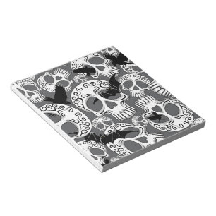 Skull Halloween Dekorative Calaveras Notizblock