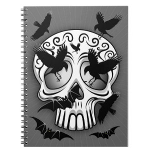 Skull Halloween Dekorative Calaveras Notizblock