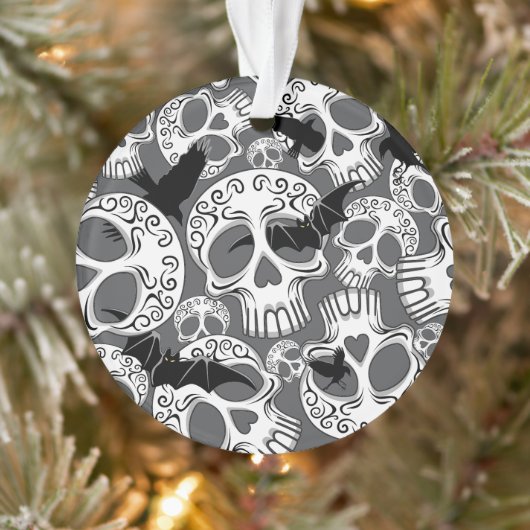 Skull Halloween Dekorative Calaveras Ornament (Baum)