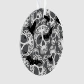 Skull Halloween Dekorative Calaveras Ornament (Vorderseite)