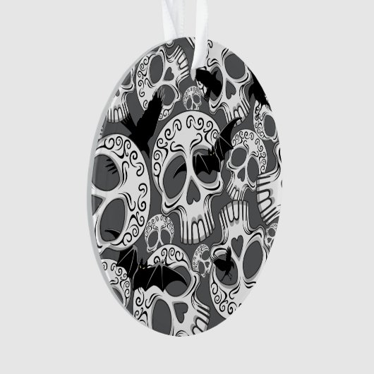 Skull Halloween Dekorative Calaveras Ornament (Vorderseite)
