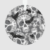 Skull Halloween Dekorative Calaveras Ornament (Rückseite)