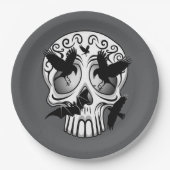 Skull Halloween Dekorative Calaveras Pappteller (Vorderseite)
