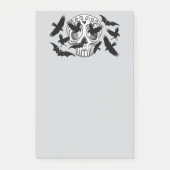 Skull Halloween Dekorative Calaveras Post-it Klebezettel (Vorderseite)