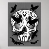 Skull Halloween Dekorative Calaveras Poster (Vorne)