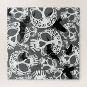 Skull Halloween Dekorative Calaveras Puzzle (Horizontal)