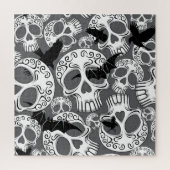 Skull Halloween Dekorative Calaveras Puzzle (Vertikal)