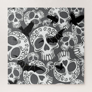 Skull Halloween Dekorative Calaveras Puzzle
