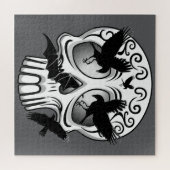 Skull Halloween Dekorative Calaveras Puzzle (Horizontal)