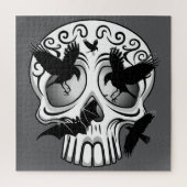 Skull Halloween Dekorative Calaveras Puzzle (Vertikal)