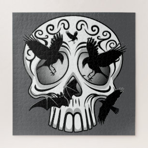 Skull Halloween Dekorative Calaveras Puzzle