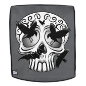 Skull Halloween Dekorative Calaveras Rucksack (Abnehmbare Front)