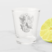 Skull Halloween Dekorative Calaveras Schnapsglas (Rückseite)