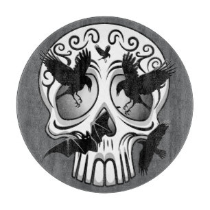 Skull Halloween Dekorative Calaveras Schneidebrett