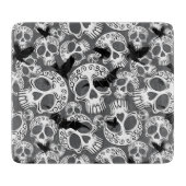 Skull Halloween Dekorative Calaveras Schneidebrett (Vorderseite)