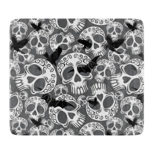 Skull Halloween Dekorative Calaveras Schneidebrett