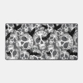 Skull Halloween Dekorative Calaveras Schreibtischunterlage (Vorderseite)