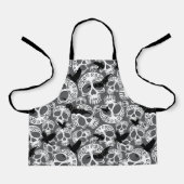Skull Halloween Dekorative Calaveras Schürze (Vorderseite)