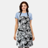 Skull Halloween Dekorative Calaveras Schürze (Getragen)