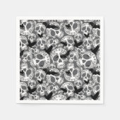 Skull Halloween Dekorative Calaveras Serviette (Vorderseite)