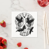Skull Halloween Dekorative Calaveras Serviette (Beispiel)