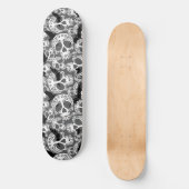 Skull Halloween Dekorative Calaveras Skateboard (Vorderseite)