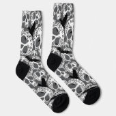 Skull Halloween Dekorative Calaveras Socken (Rechts)