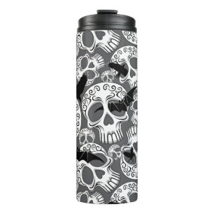 Skull Halloween Dekorative Calaveras Thermosbecher