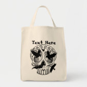 Skull Halloween Dekorative Calaveras Tragetasche (Vorne)