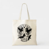 Skull Halloween Dekorative Calaveras Tragetasche (Rückseite)