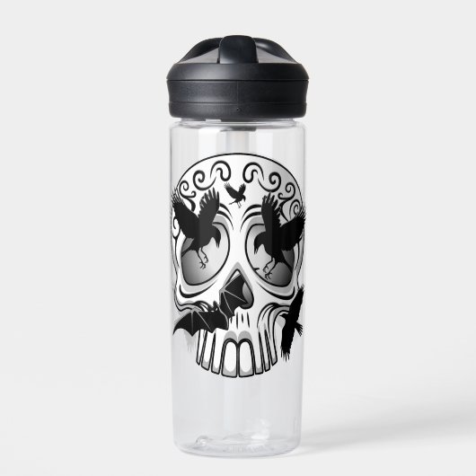 Skull Halloween Dekorative Calaveras Trinkflasche (Vorderseite)