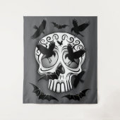 Skull Halloween Dekorative Calaveras Wandteppich (Vorderseite)
