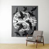Skull Halloween Dekorative Calaveras Wandteppich (Beispiel)