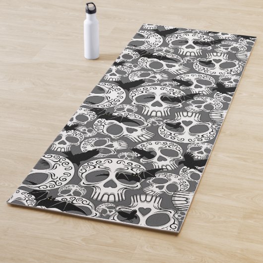 Skull Halloween Dekorative Calaveras Yogamatte (Beispiel)