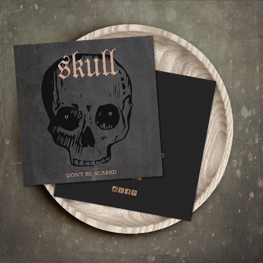 Skull Halloween Gestüt Ed Display Card