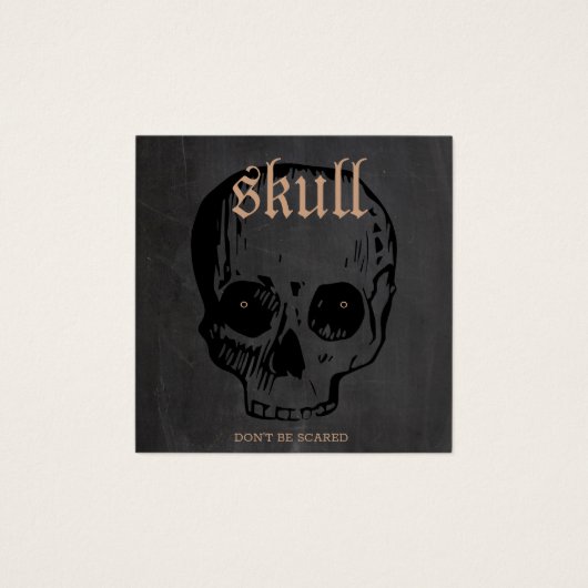 Skull Halloween Gestüt Ed Display Card (Vorderseite)