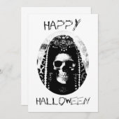 Skull Halloween Invite Einladung (Vorne/Hinten)